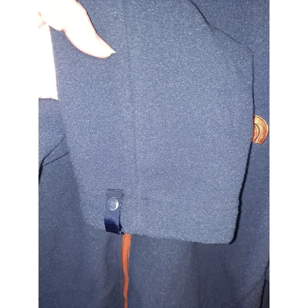 The North Face Blue‎ and Orange Full Zip Fleece with Drawstring Waist Size XL
